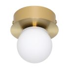 Golden modern ceiling light steel, Escha, 3,3W, 3000K LED