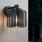 Black industrial outdoor light aluminium, Rebecca, IP65
