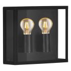Black modern outdoor light aluminium, Alihan, IP44