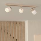 Beige ceiling spotlight steel, Connor