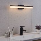 Black modern bathroom wall light aluminium, Michelle, 11W, 3000K LED, IP44