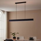 Black modern smart pendant light aluminium, Andrew, 19W, warm to cold white adjustable LED