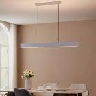 Grey modern smart pendant light aluminium, Andrew, 19W, warm to cold white adjustable LED