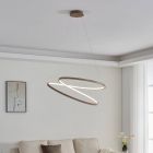 Beige modern pendant light aluminium, Ties, 42W, 3000K LED
