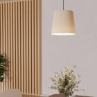 Black modern pendant light fabric, Siham
