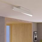 White design smart ceiling light plastic, Birkan, 13,5W, RGBW LED, with remote control