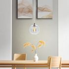 Transparent modern pendant light glass, Achek