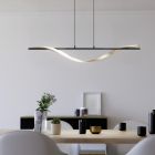 Brass design pendant light plastic, Cunera, 20W, warm to cold white adjustable LED, 3-step dimmable