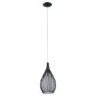 Black design pendant light glass, Maritima