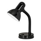Black desk lamp plastic, Granza, with switch