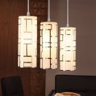 White modern pendant light glass, Cadore