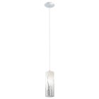 Chrome design pendant light glass, Ilyas