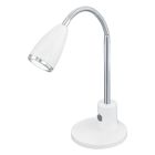 White table lamp metal, Said, with switch