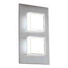 Silver modern outdoor light stainless steel, Jorien, 3W, 3000K LED, IP44