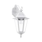 White classic outdoor light aluminium, Leanna, IP44