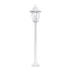 White classic outdoor light aluminium, Leanna, IP44