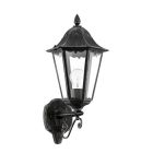 Black classic outdoor light aluminium, Leanna, IP44