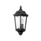 Black classic outdoor light aluminium, Leanna, IP44