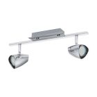 Chrome design ceiling spotlight plastic, Akke