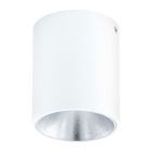 White modern flush ceiling light aluminium, Dahne, 3W, 3000K LED