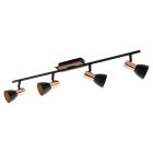 Copper modern ceiling spotlight steel, Angelie