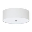 White modern ceiling light fabric, Abano