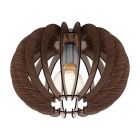 Brown design ceiling light wood, Kiran