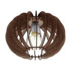 Brown design ceiling light wood, Kiran