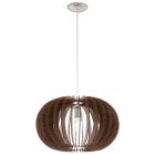 Brown rustic pendant light wood, Kiran