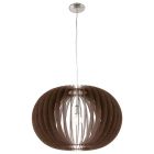 Brown rustic pendant light wood, Kiran