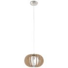 Rustic pendant light wood, Kiran