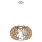 Rustic pendant light wood, Kiran
