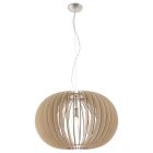 Rustic pendant light wood, Kiran