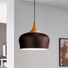 Brown modern pendant light metal, Annemarije