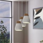 Concrete pendant light brown, Antonio