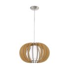 Rustic pendant light wood, Kiran