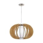 Rustic pendant light wood, Kiran