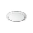 White ceiling light plastic, Marieke, 22W, 3000K LED