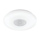 White modern ceiling light plastic, Carmela, 24W, 3000K LED