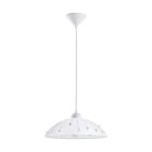 White pendant light glass, Kaj
