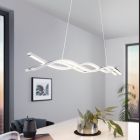 Chrome modern pendant light aluminium, Arantxa, 13W, 3000K LED