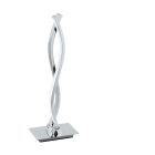 Chrome modern table lamp aluminium, Arantxa, 5W, 3000K LED, with switch