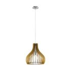 Rustic pendant light wood, Betsy