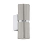 Nickel modern up down wall light metal, Annely