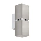 Nickel modern up down wall light metal, Annely