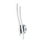 Chrome modern wall light aluminium, Yorian, 5W, 3000K LED