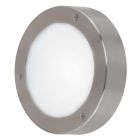 Silver outdoor light plastic, Bob, IP44