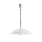 White modern pendant light glass, Broer