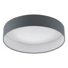 Anthracite ceiling light fabric, Guido, 18W, 3000K LED