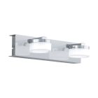 Chrome modern wall light plastic, Busra, 7W, 3000K LED, IP44